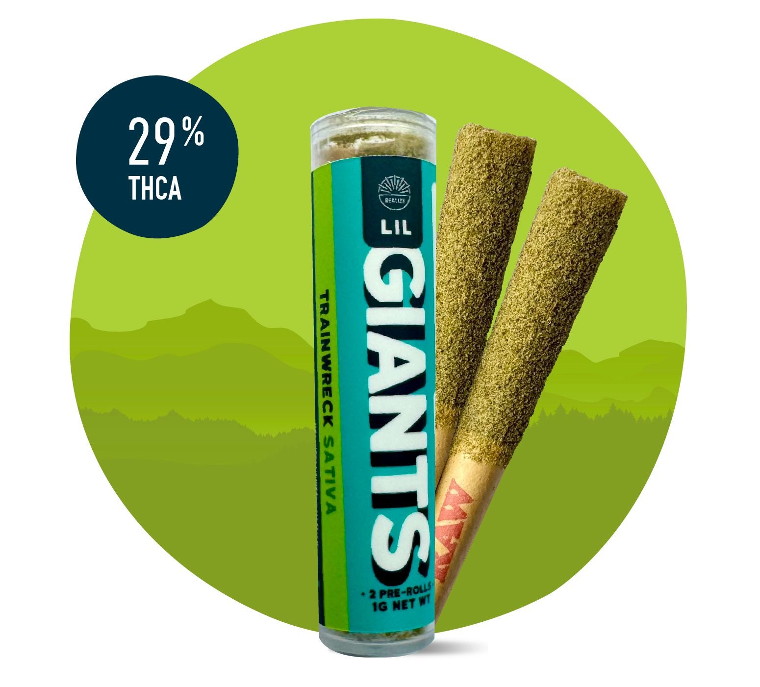 その他 Roll,Roll,ROCK! 5th Anniversary TFOA7th Realize Lil Giants Pre-Rolls, Trainwreck, 0.5g x 2