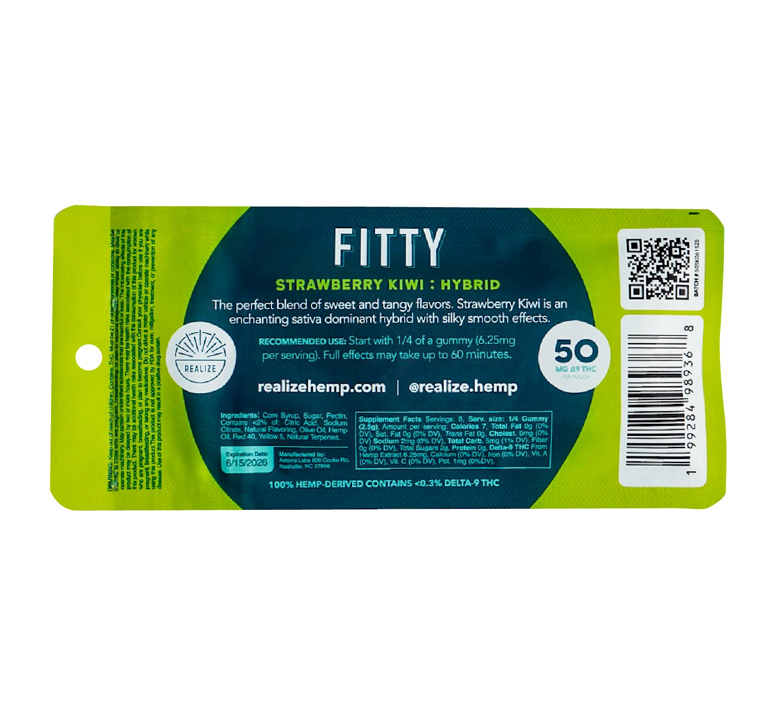 Realize FITTY Gummies, Strawberry Kiwi - Strawberry Kiwi