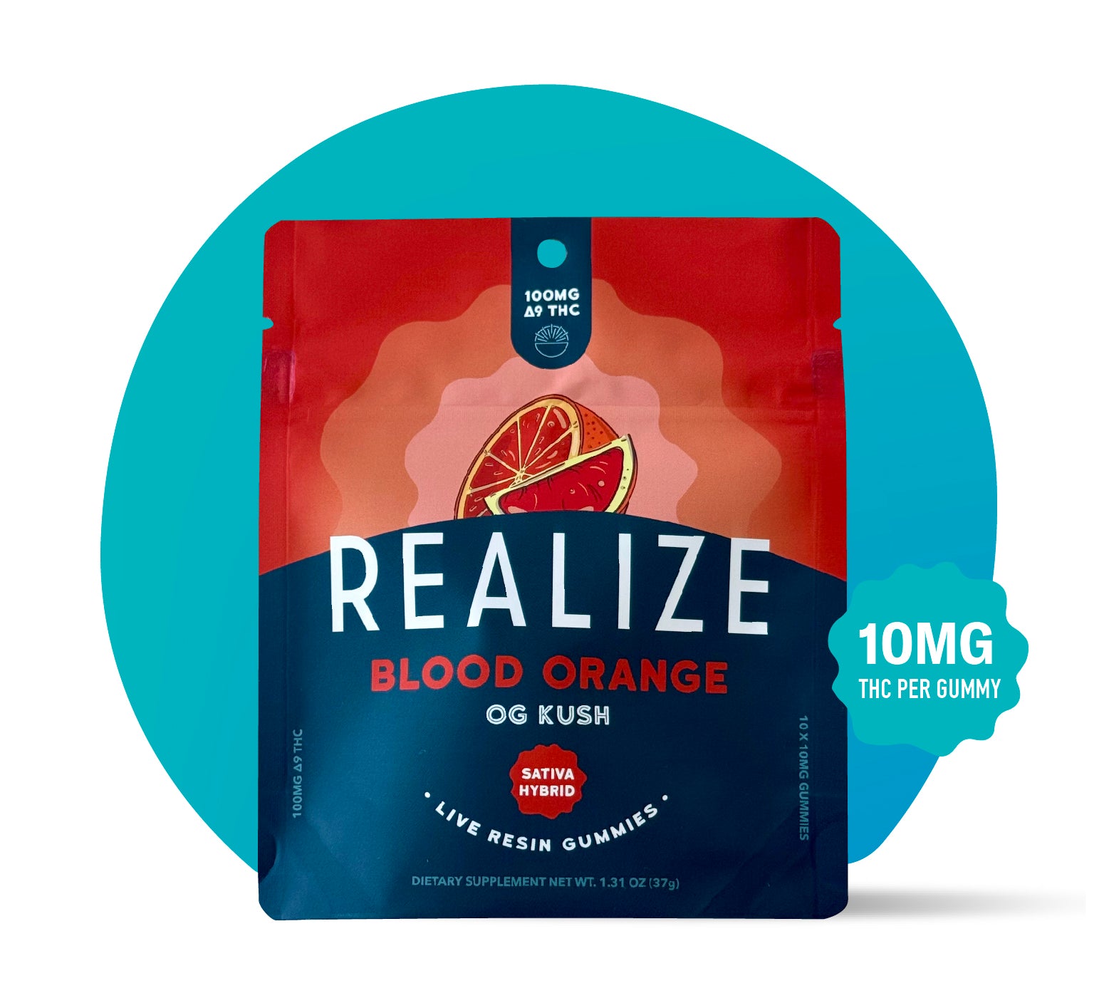 Wholesale - Realize Live Resin Gummies, Blood Orange - OG Kush