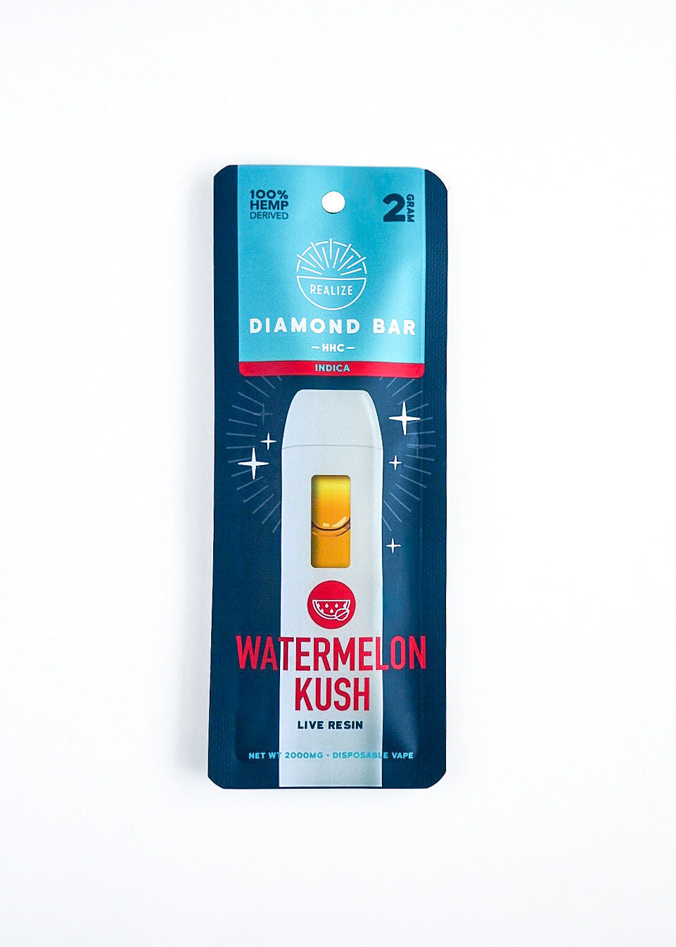 Realize HHC Diamond Bar, Watermelon Kush - Disposable Vape