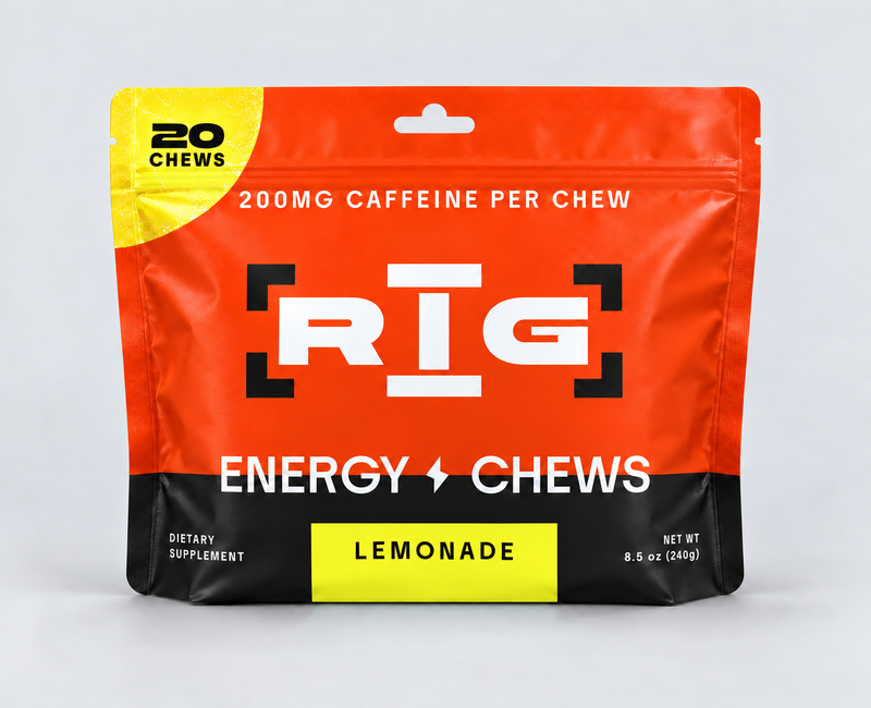 Wholesale | RIG Energy Chews | Lemonade | 20 Chews