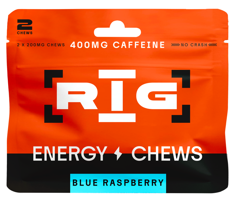 Wholesale | RIG Energy Chews | Blue Raspberry | 2 Chews