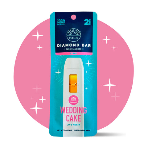 Wedding Cake Delta 8 Disposable Vape - Realize Wedding Cake Delta 8 Disposable Vape - Realize
