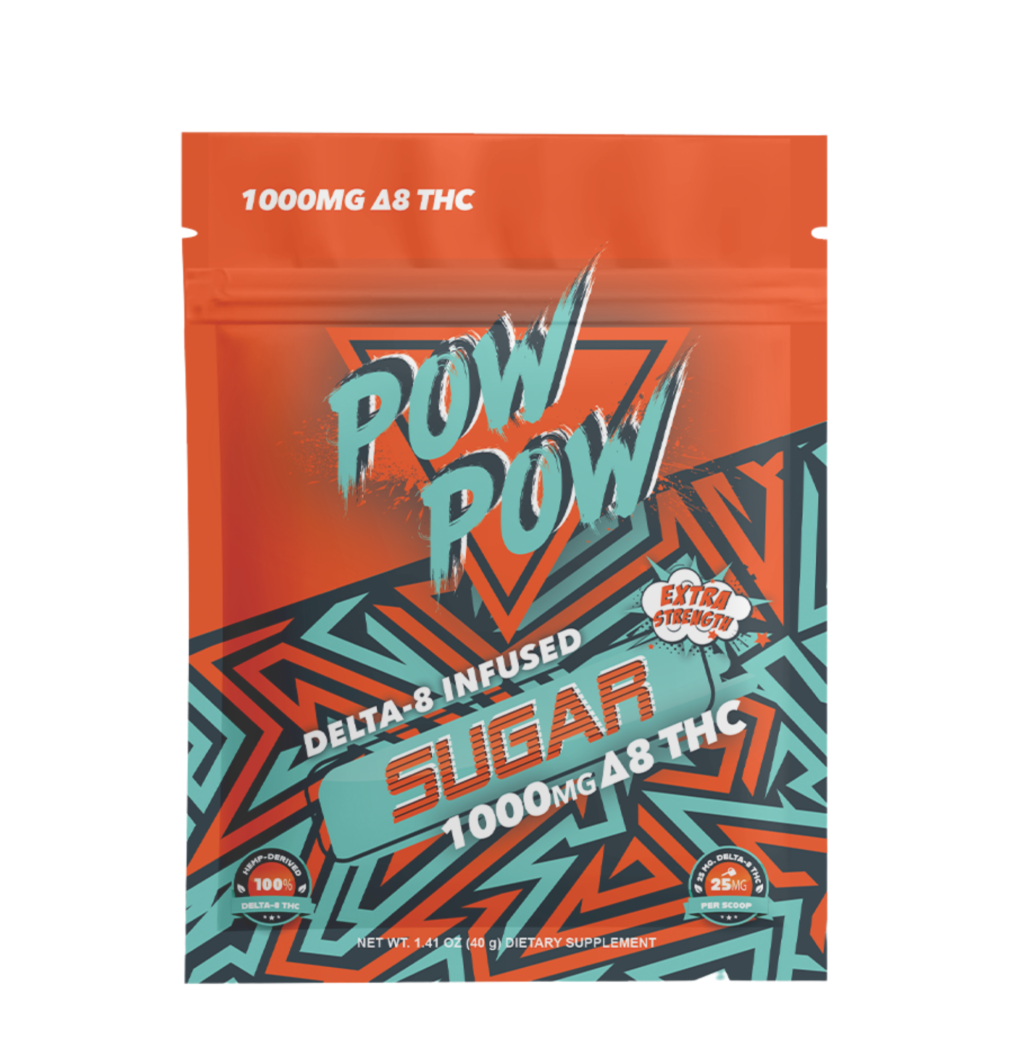 Pow Pow - Delta 8 Infused Sugar